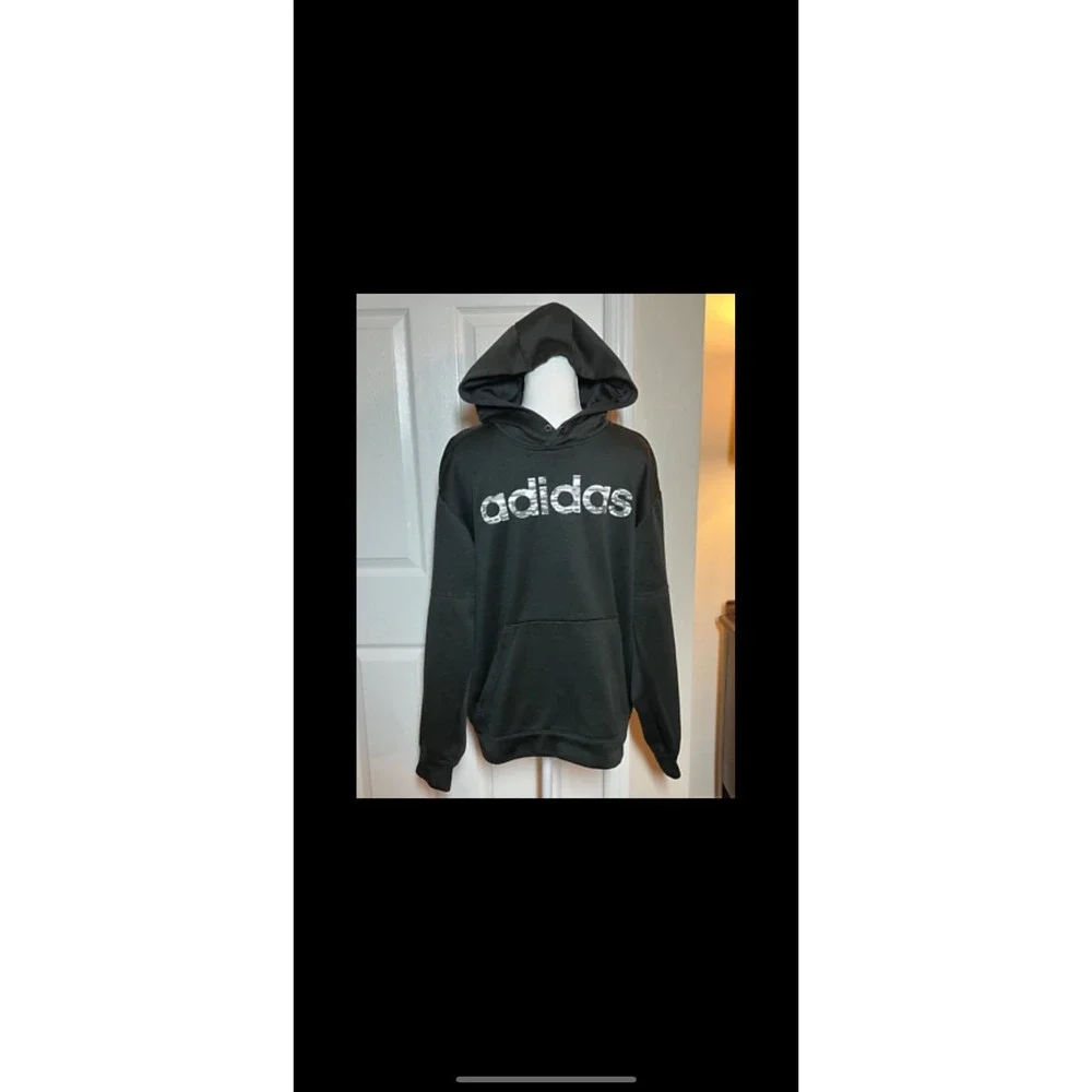 Adidas Hoodie Men's Black Size Large Climawarm